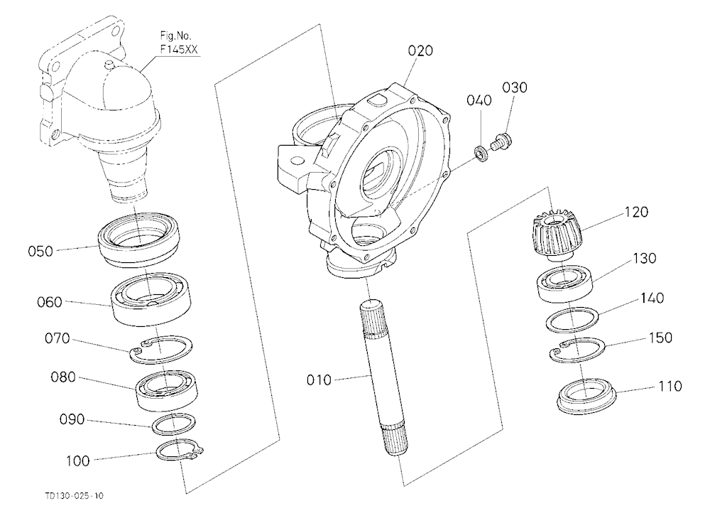 Front Axle Case Lh