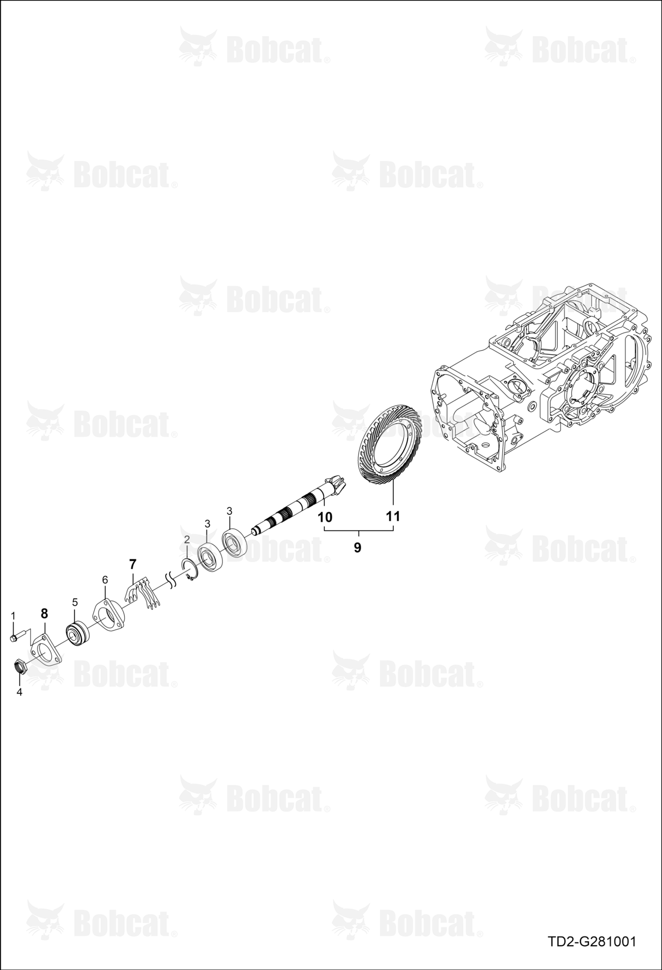 Spiral Bevel Pinion Shaft Group
