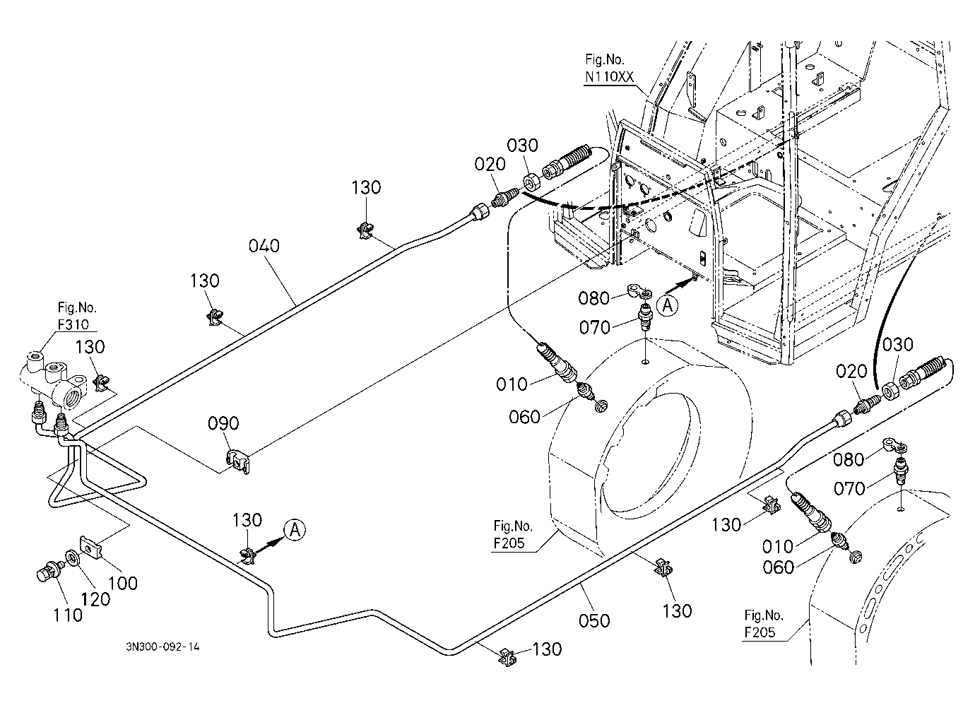 Brake Pipe [Previous Cab Type]