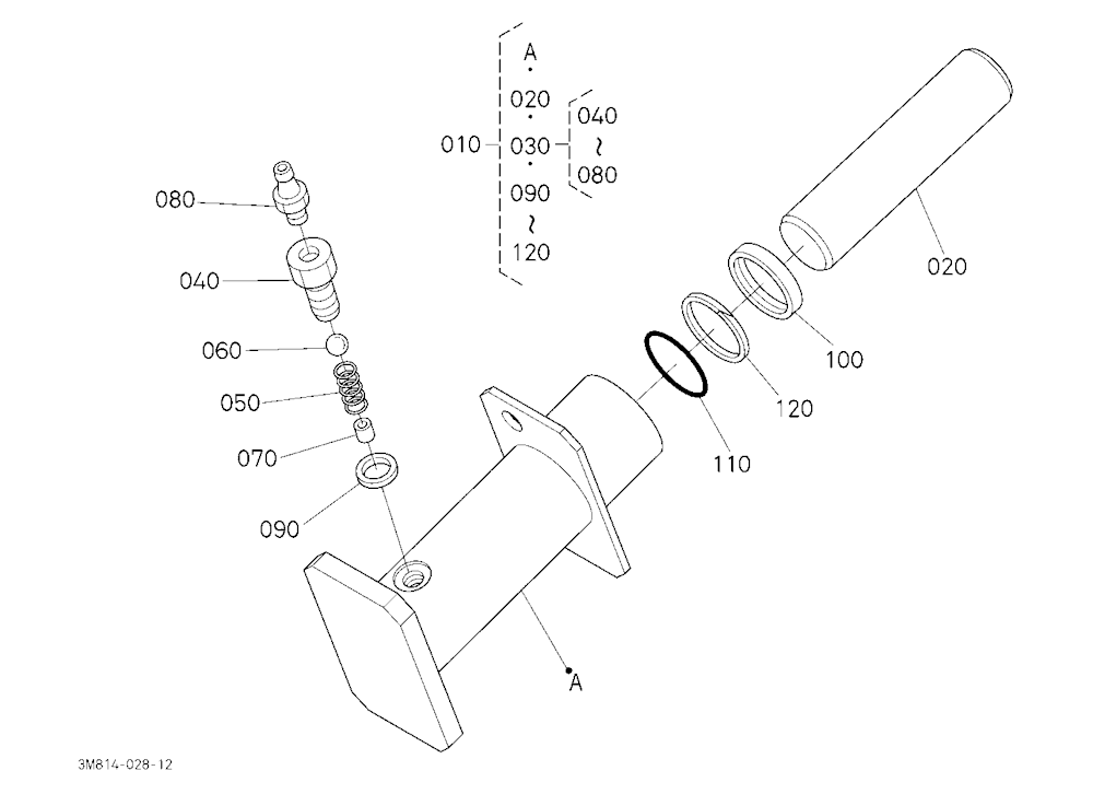Cylinder (Power Crawler) [Component Parts]