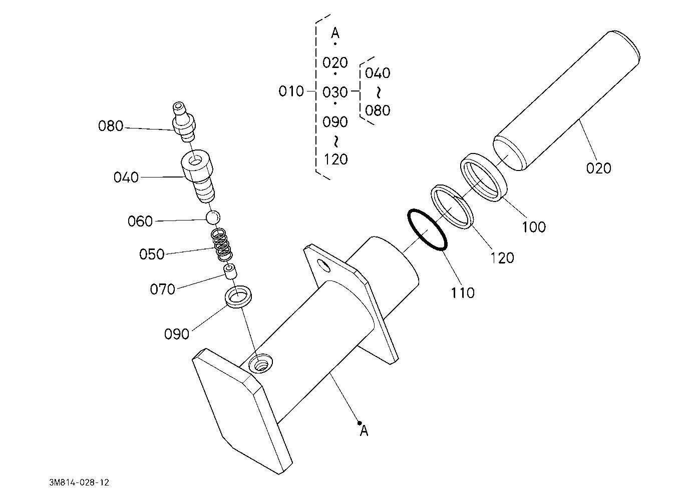 Cylinder (Power Crawler) [Component Parts]
