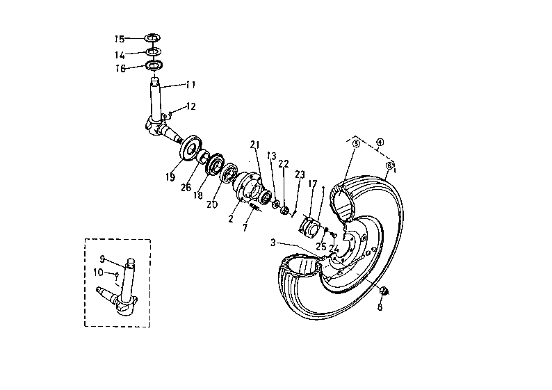 Front Wheel Hub [M7500]