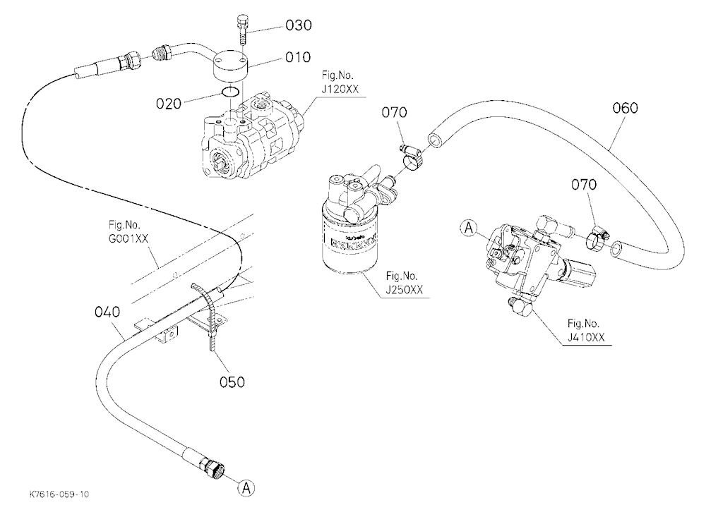 Hydraulic Oil Line (Control Valve)