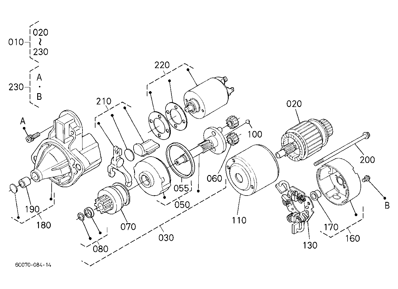 Starter [Component Parts](Not For Reman Unit)