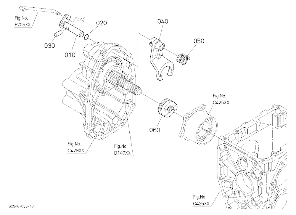 Differential Lock Shift Fork