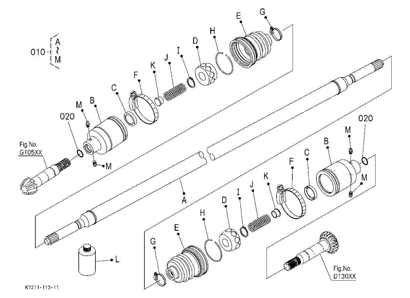 Front Propeller Shaft With Nipple [Option]