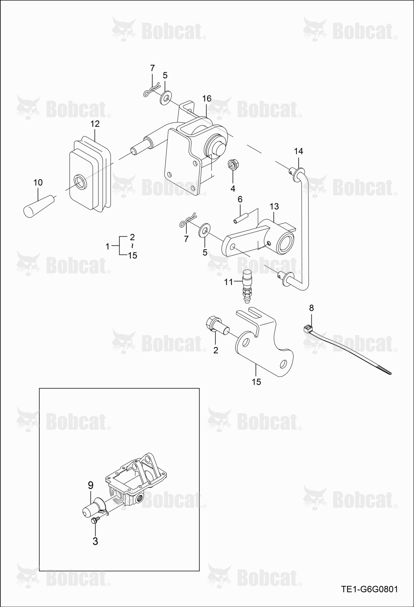 MID PTO Lever Kit