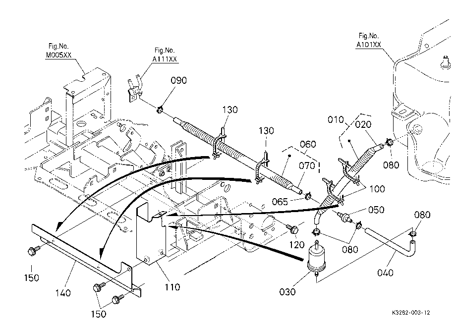 Fuel Hose Lh