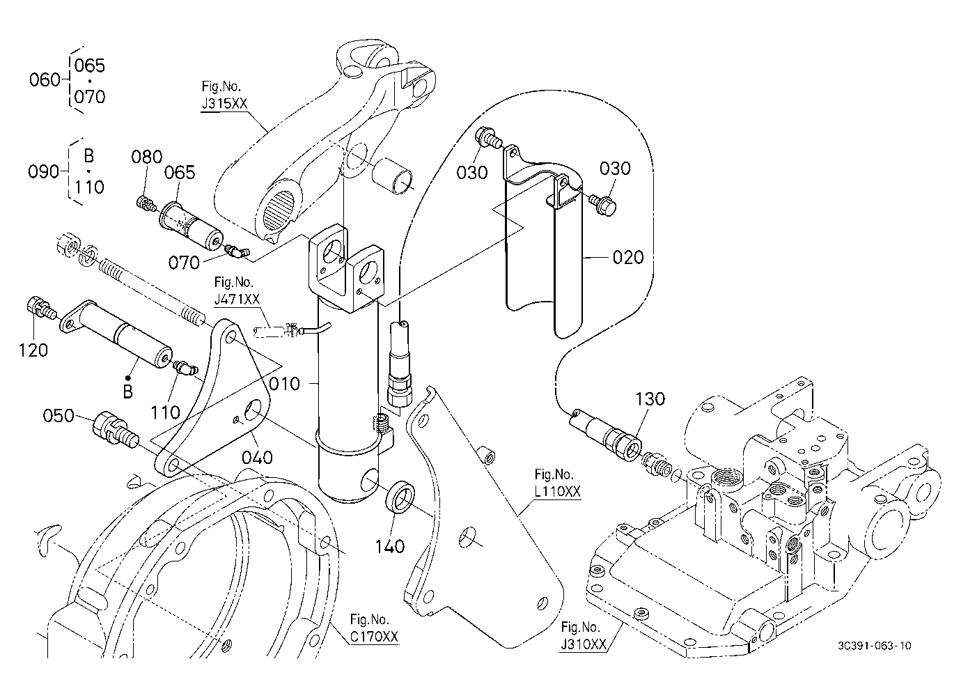 3P-Lift Assist Cylinder Rh