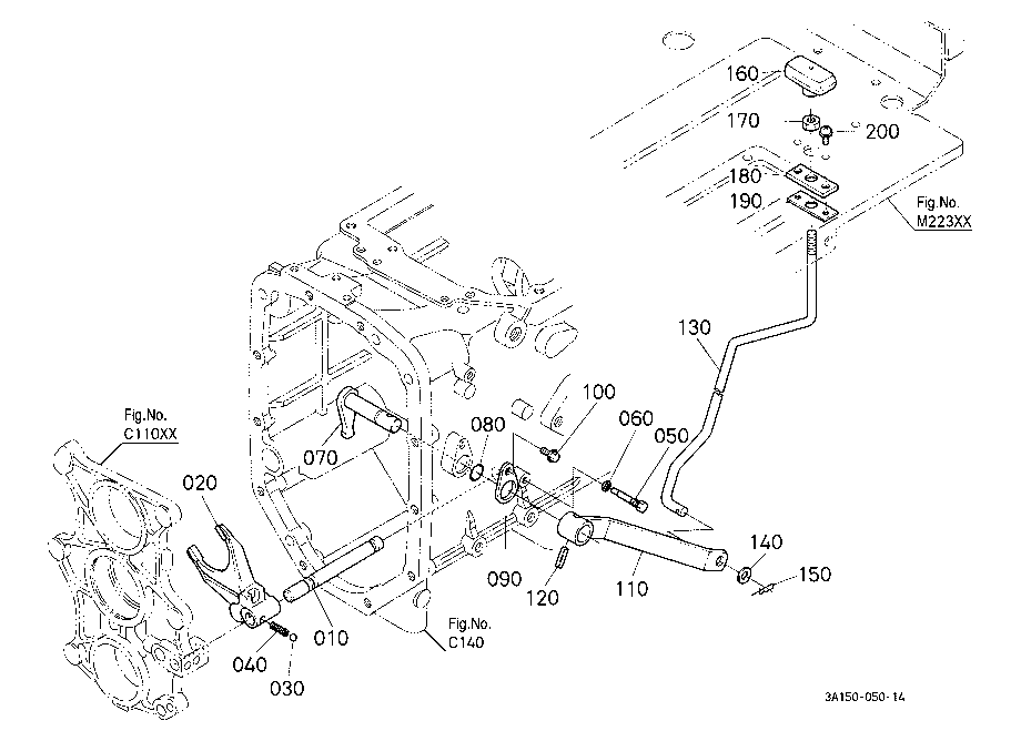 Front Wheel Drive Lever