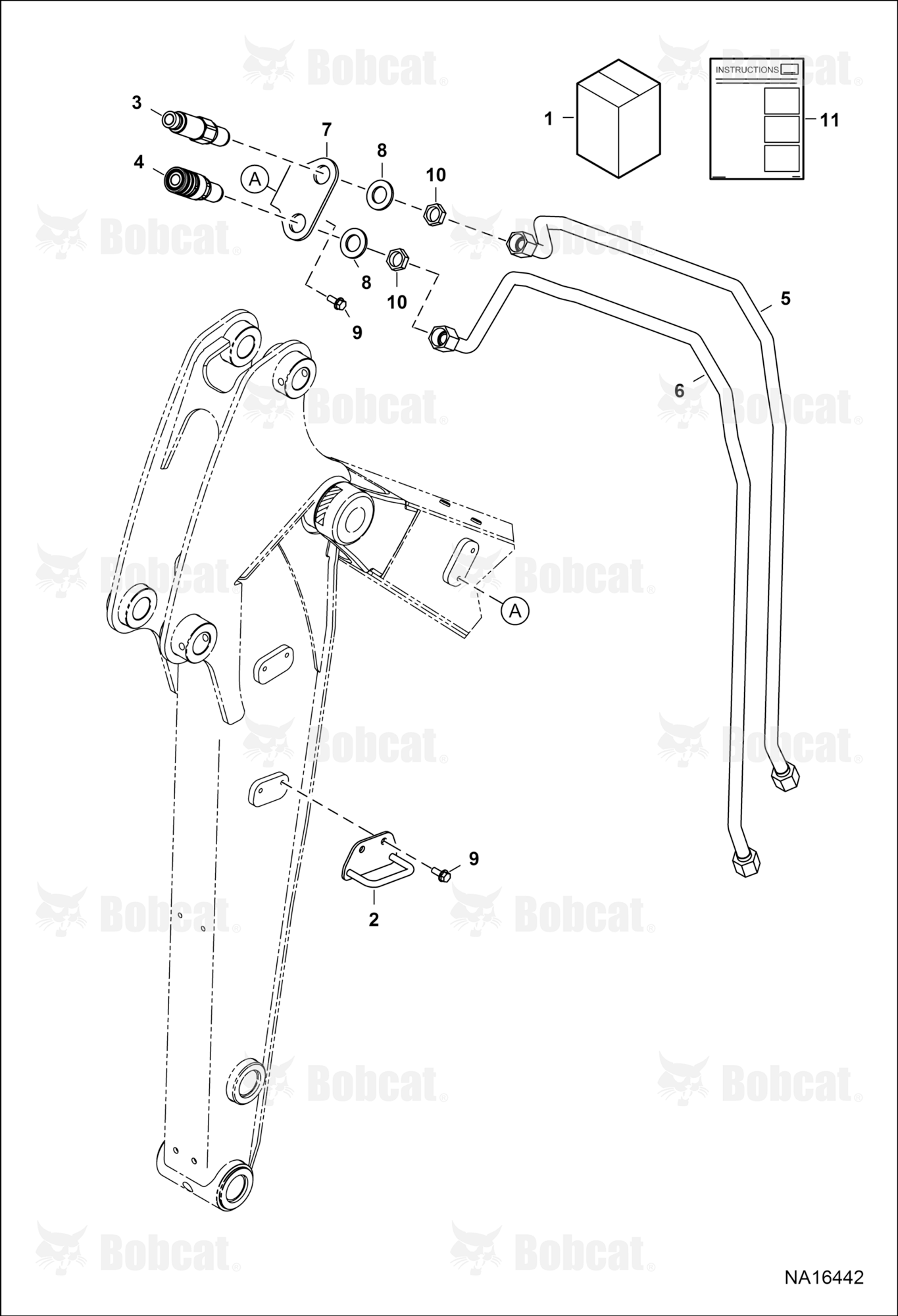 Hydraulic Auxiliary Kit (First)(Boom)