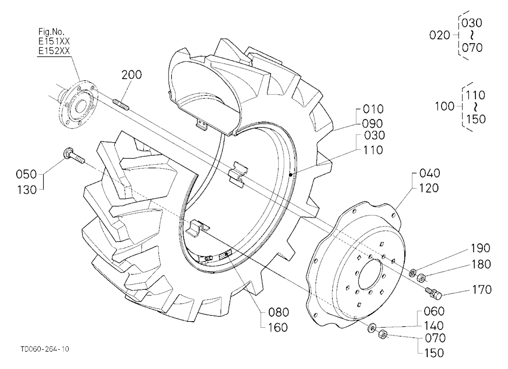 Rear Wheel (17.5-24R4)
