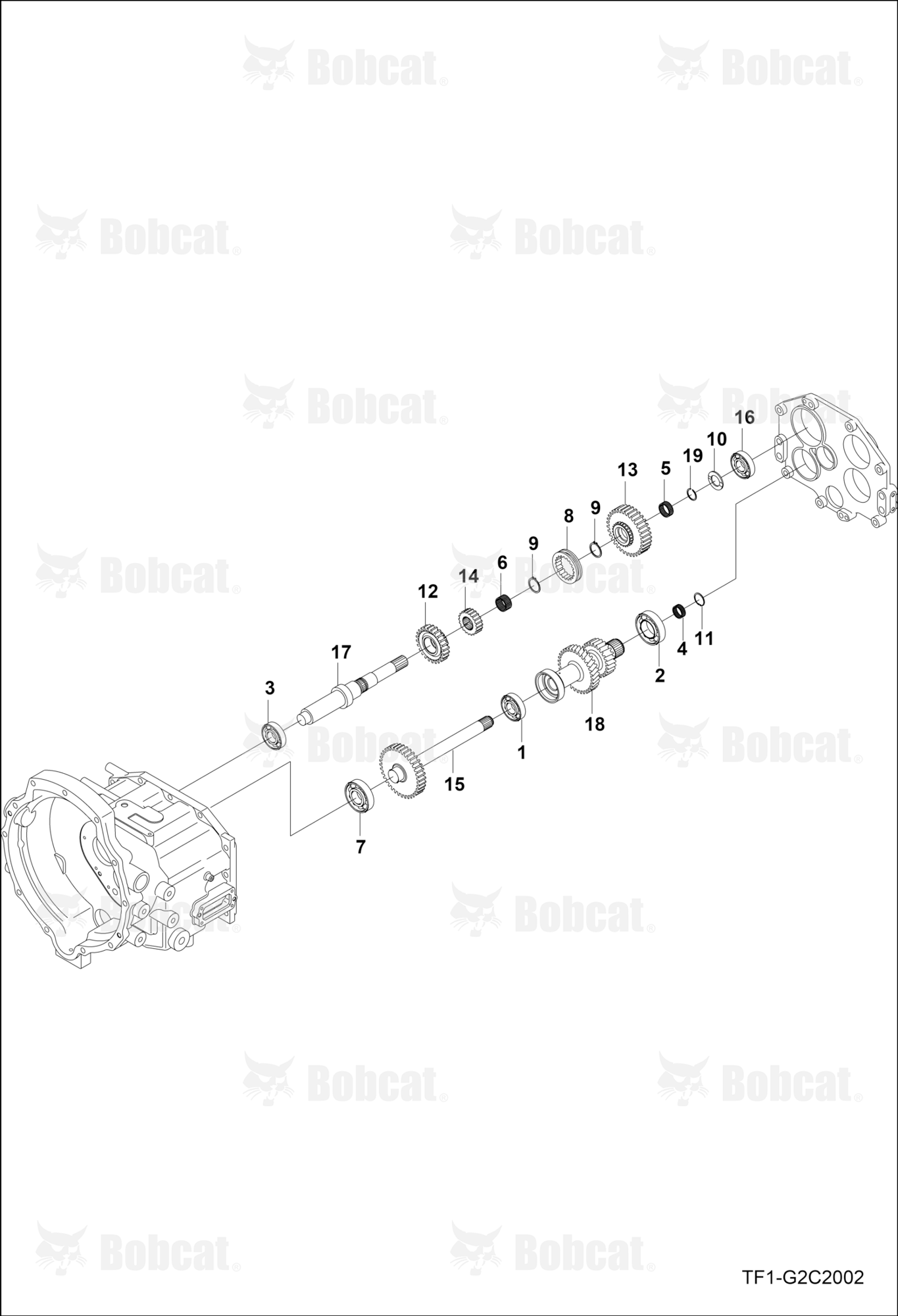 PTO Shift Shaft Group