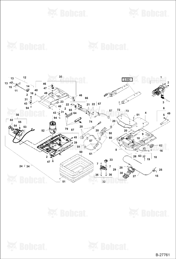 Operator Seat Suspension - Msg 95