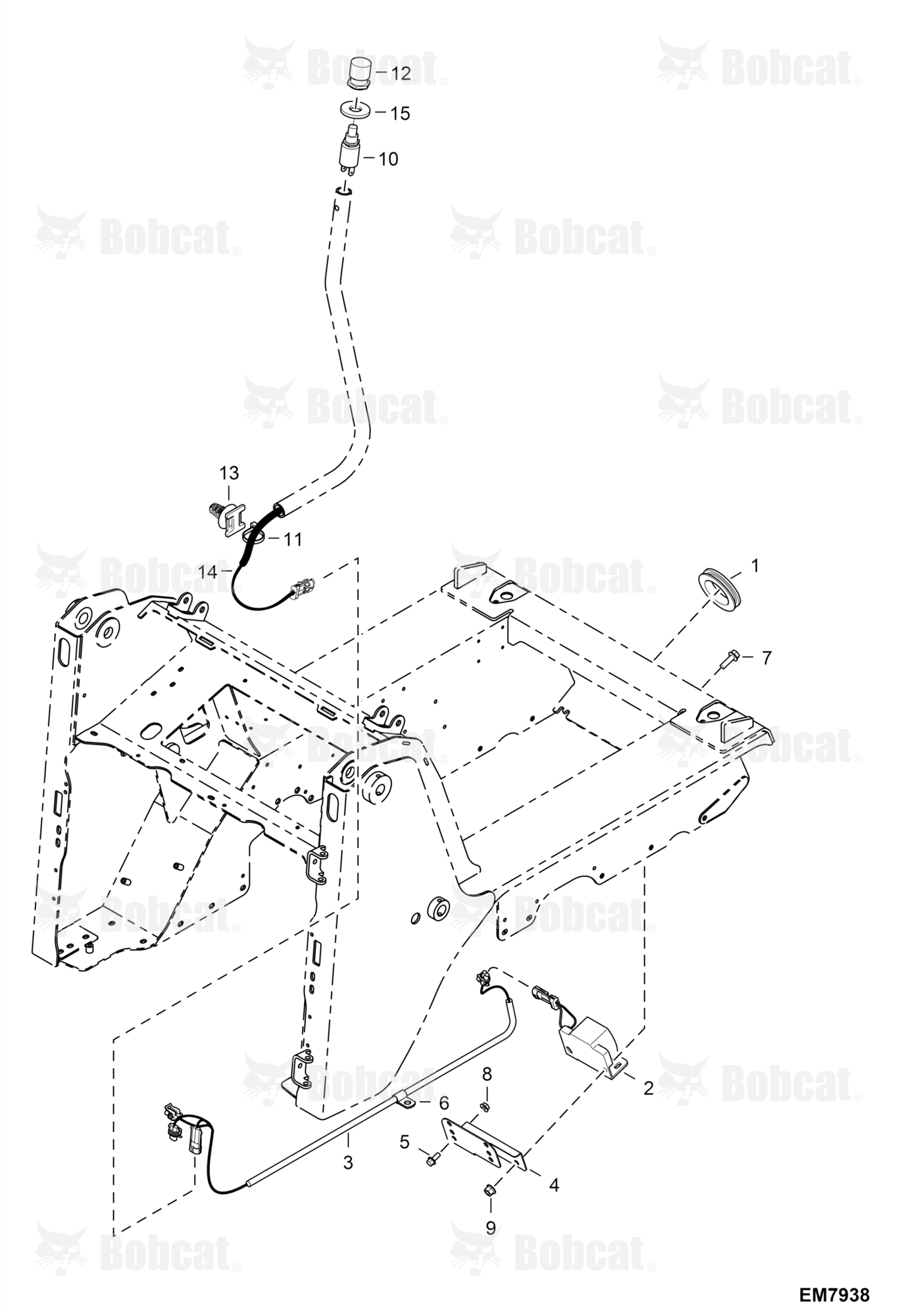 Horn (Manual Controls W/Standard Handles) (Model DT575FP-BOB)