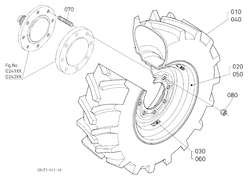 Front Wheel (9.5-16 R1)