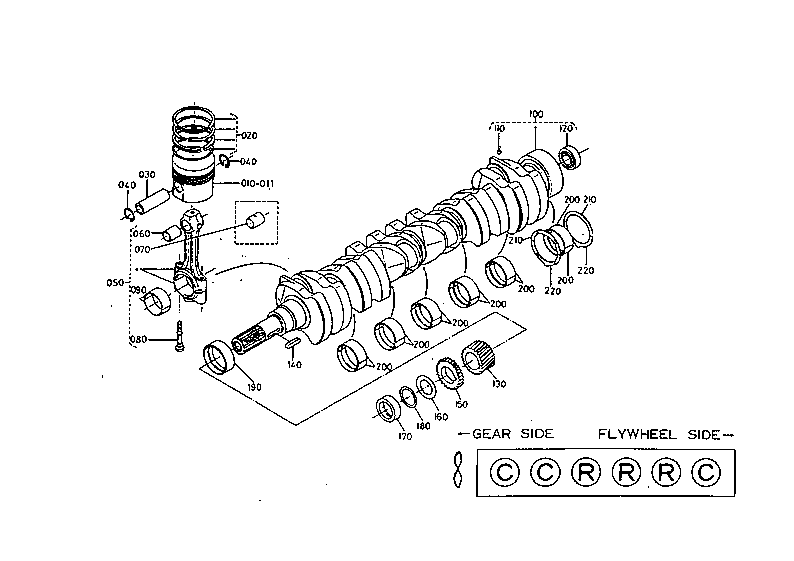 Piston And Crankshaft