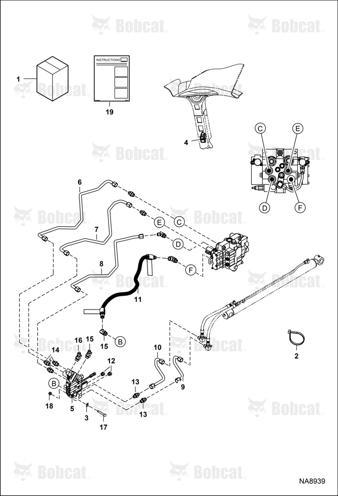 Bucket Positioning Kit AUVB11001 - AUVB15170