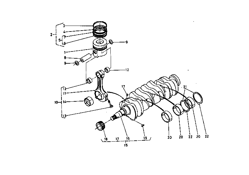 Piston And Crankshaft