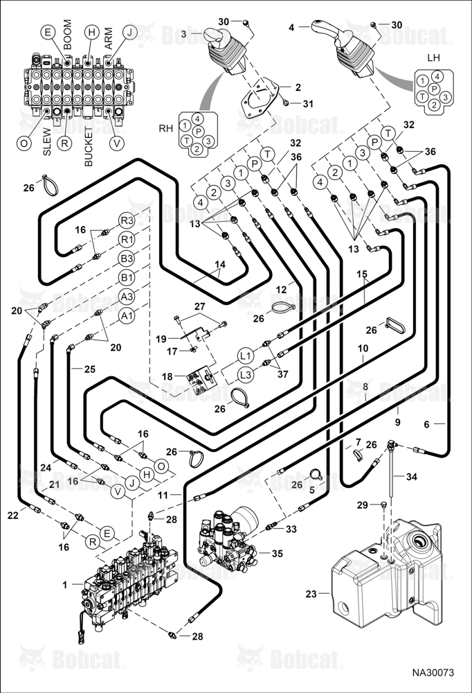 Hydraulic Circuitry (Pilot)(JPS)