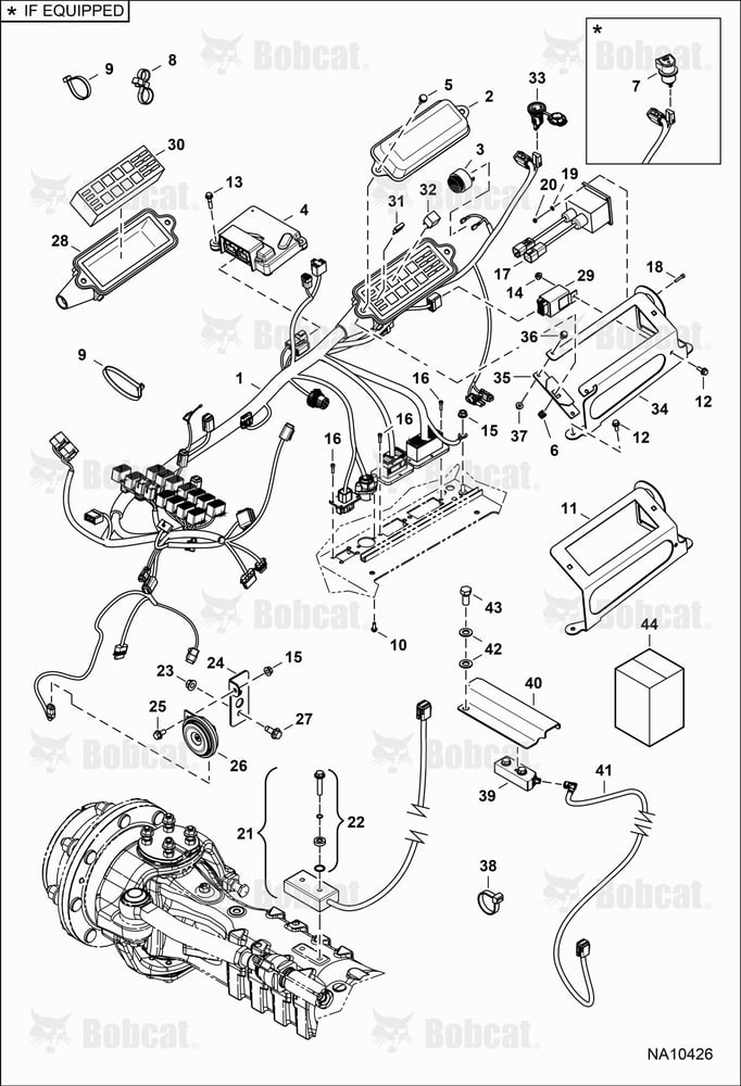 CAB Electrical Circuitry (Lower Harness)