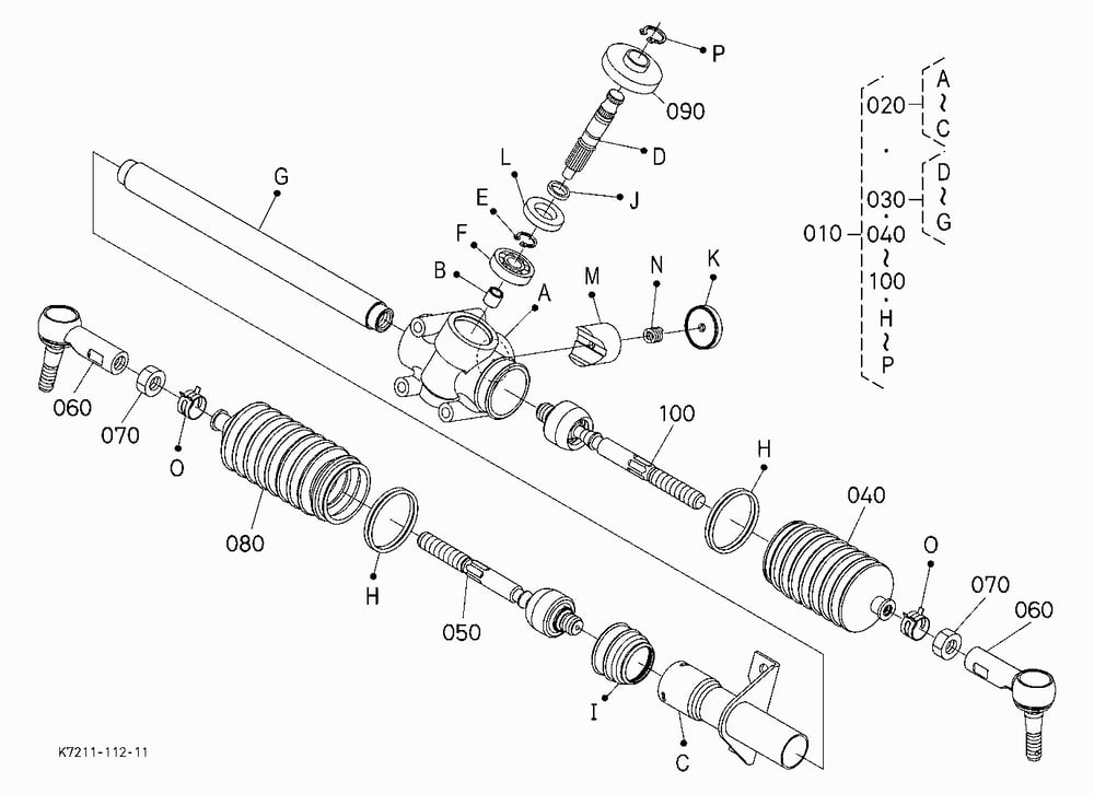 STEERING LINKAGE [COMPONENT PARTS]