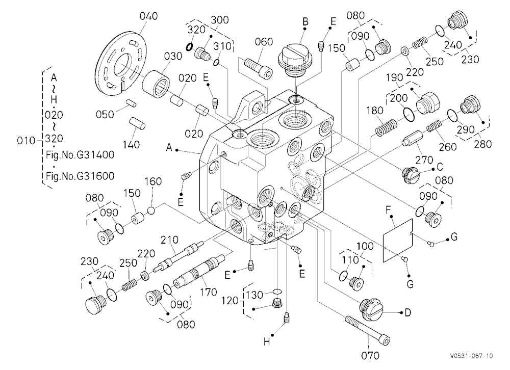 Hst Motor (Cylinder) [Component Parts]