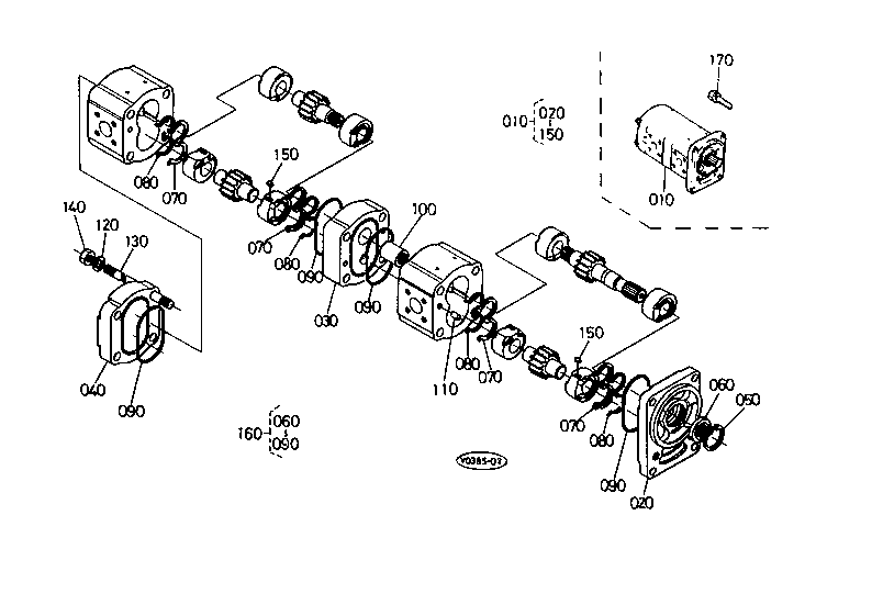 Gear Pump (1) and Component Parts