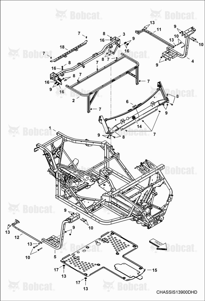 CHASSIS, Main Frame  AVW211001 - AVW219999