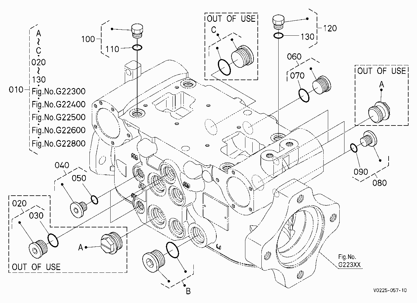 HST PUMP (PLUG) [COMPONENT PARTS]