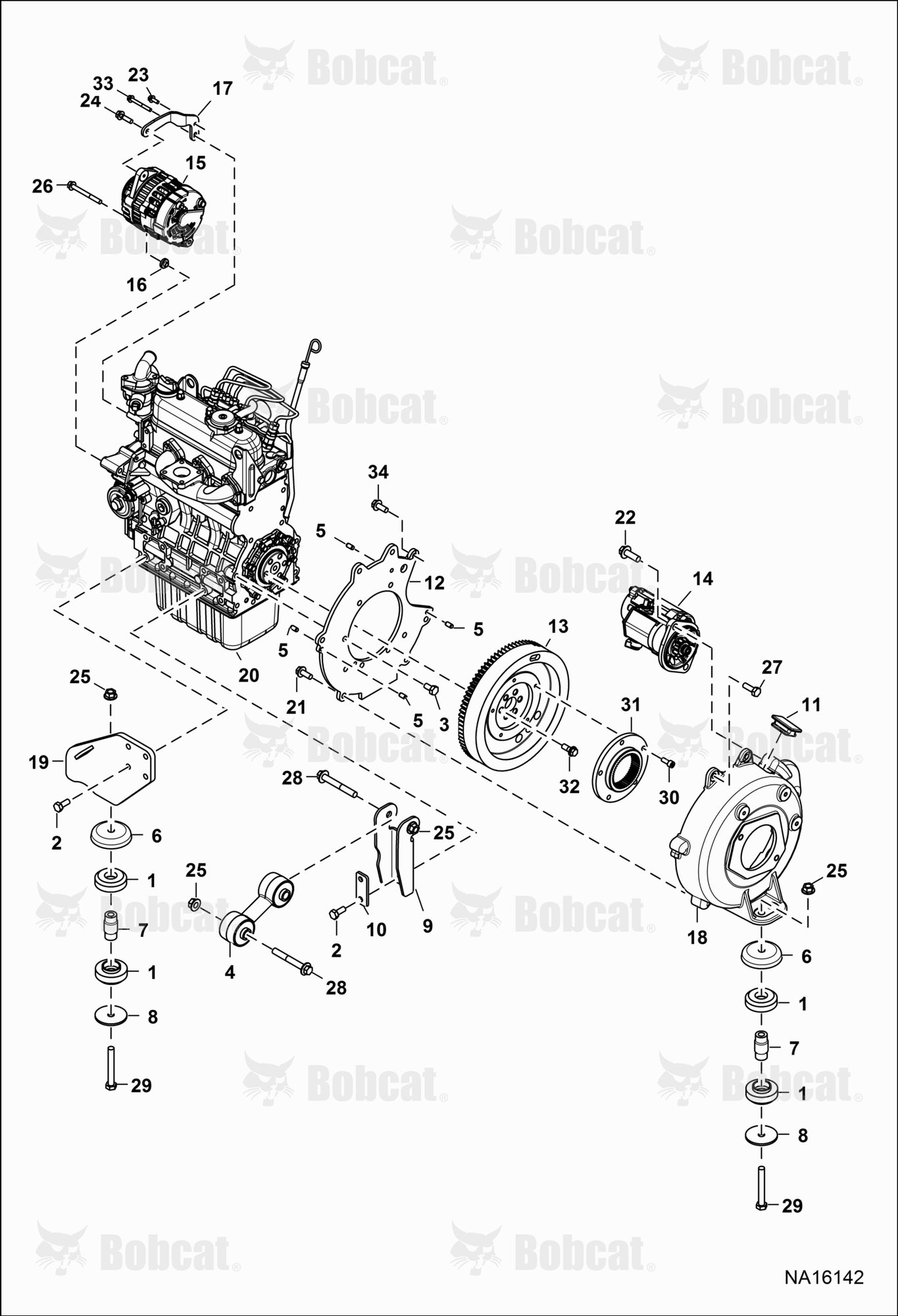 Engine & Attaching Parts (Engine Mounts)