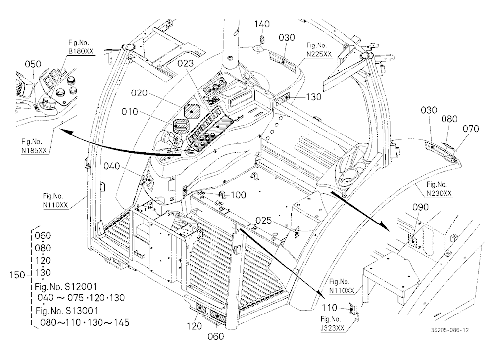 Label (Rear/Cab) [A]