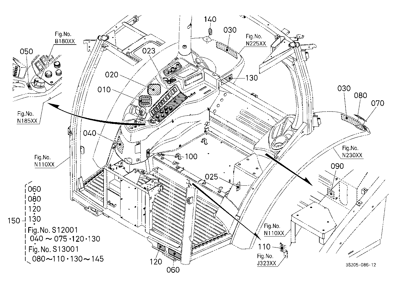 Label (Rear/Cab) [A]