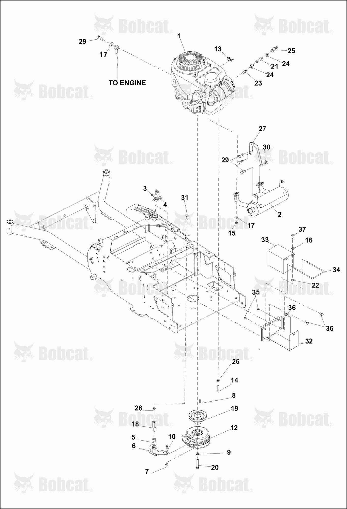 FRAME, Engine & Clutch