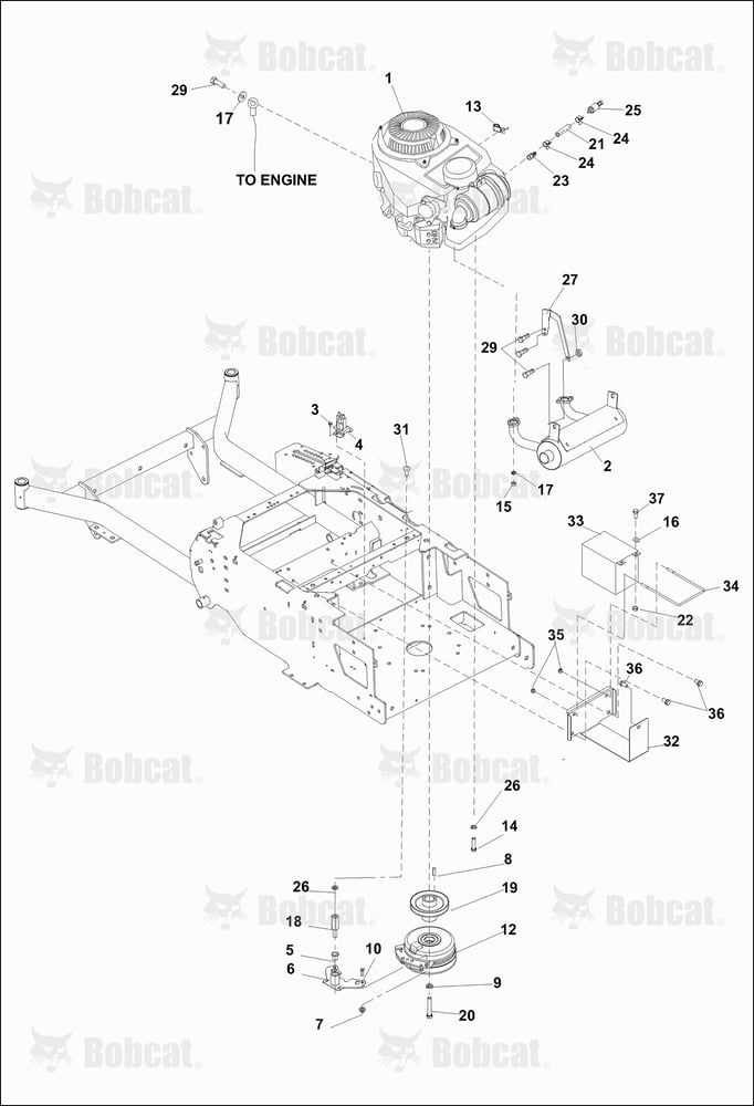 FRAME, Engine & Clutch