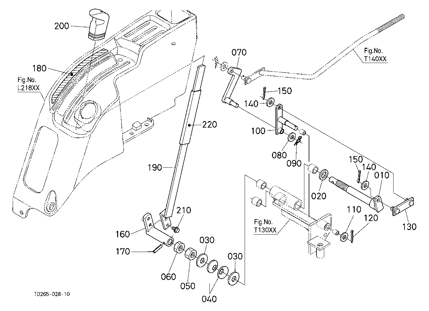 Draft Control Lever (With Draft) (W/G No.L8375) [O