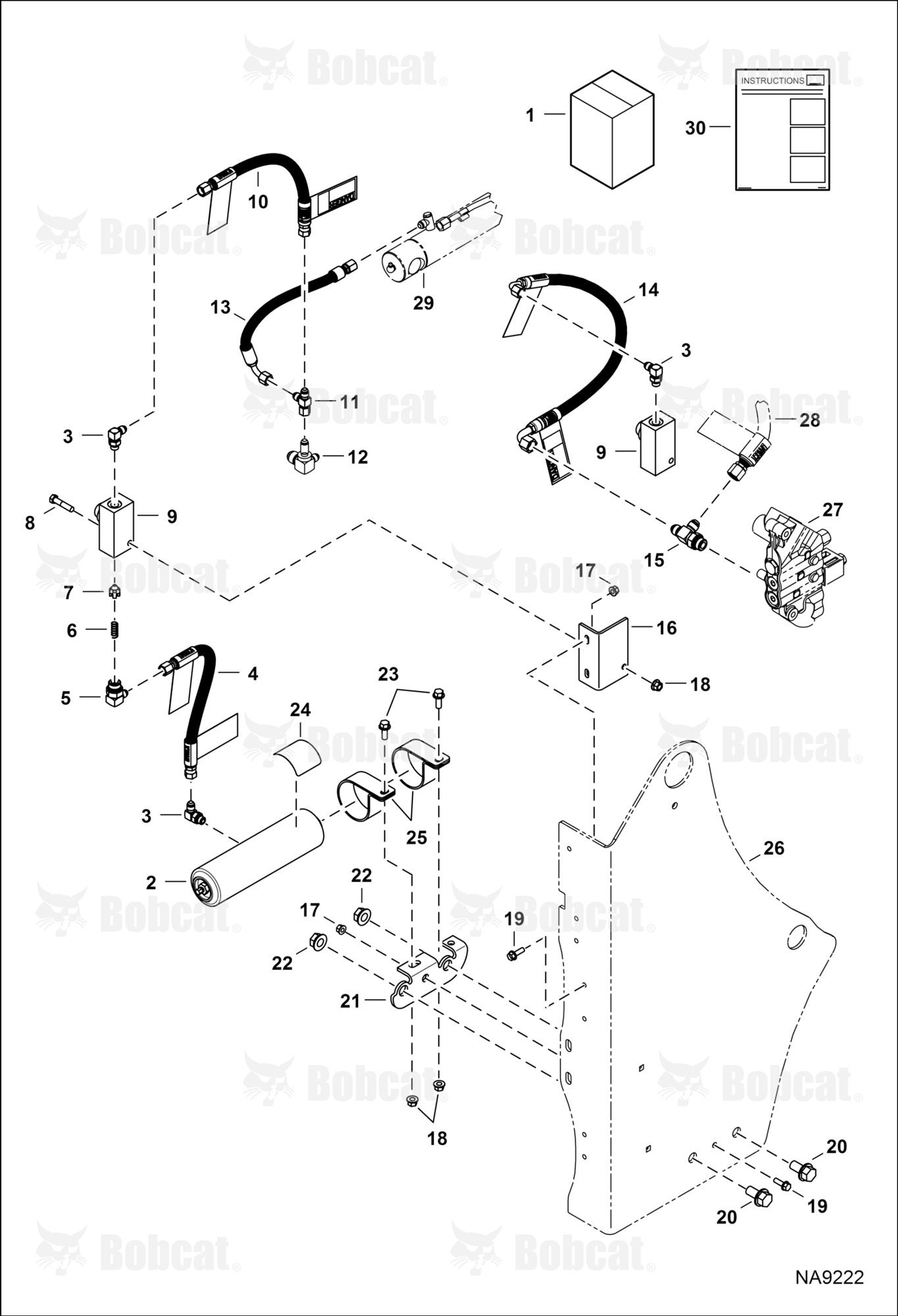 Ride Control Kit  B1E611001 - B1E617304