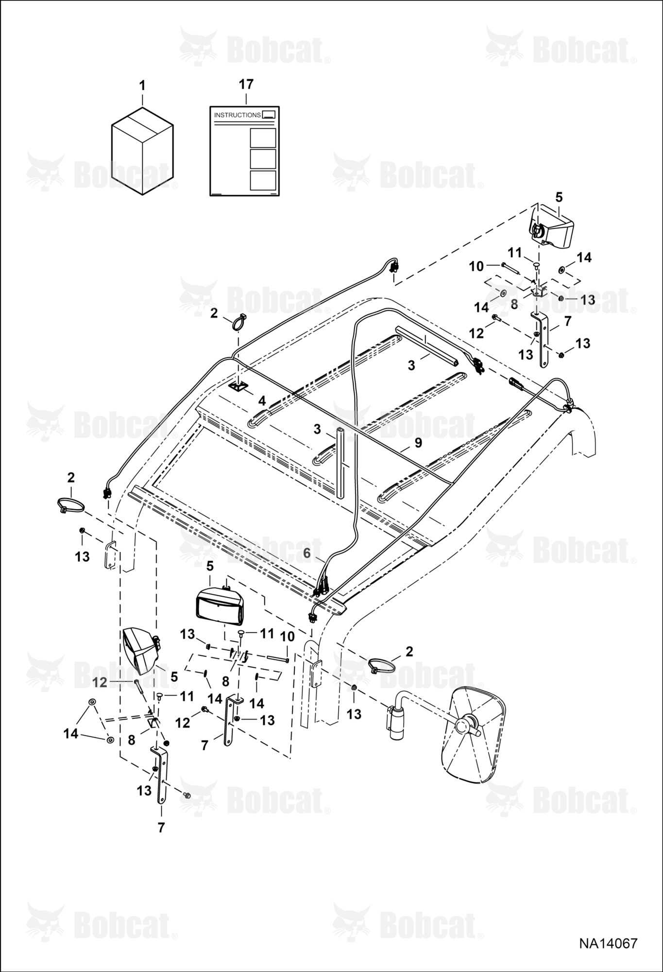 Canopy Light Kit  B3NN11031 & Above