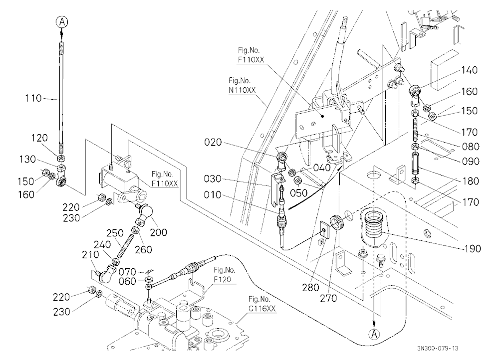 Main Gear Shift Rod [Previous Cab Type]