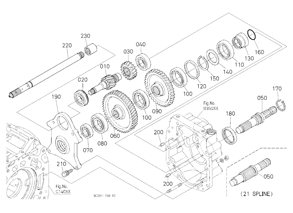 Pto (540/1000) Conversion Kit (Gear) [Option]