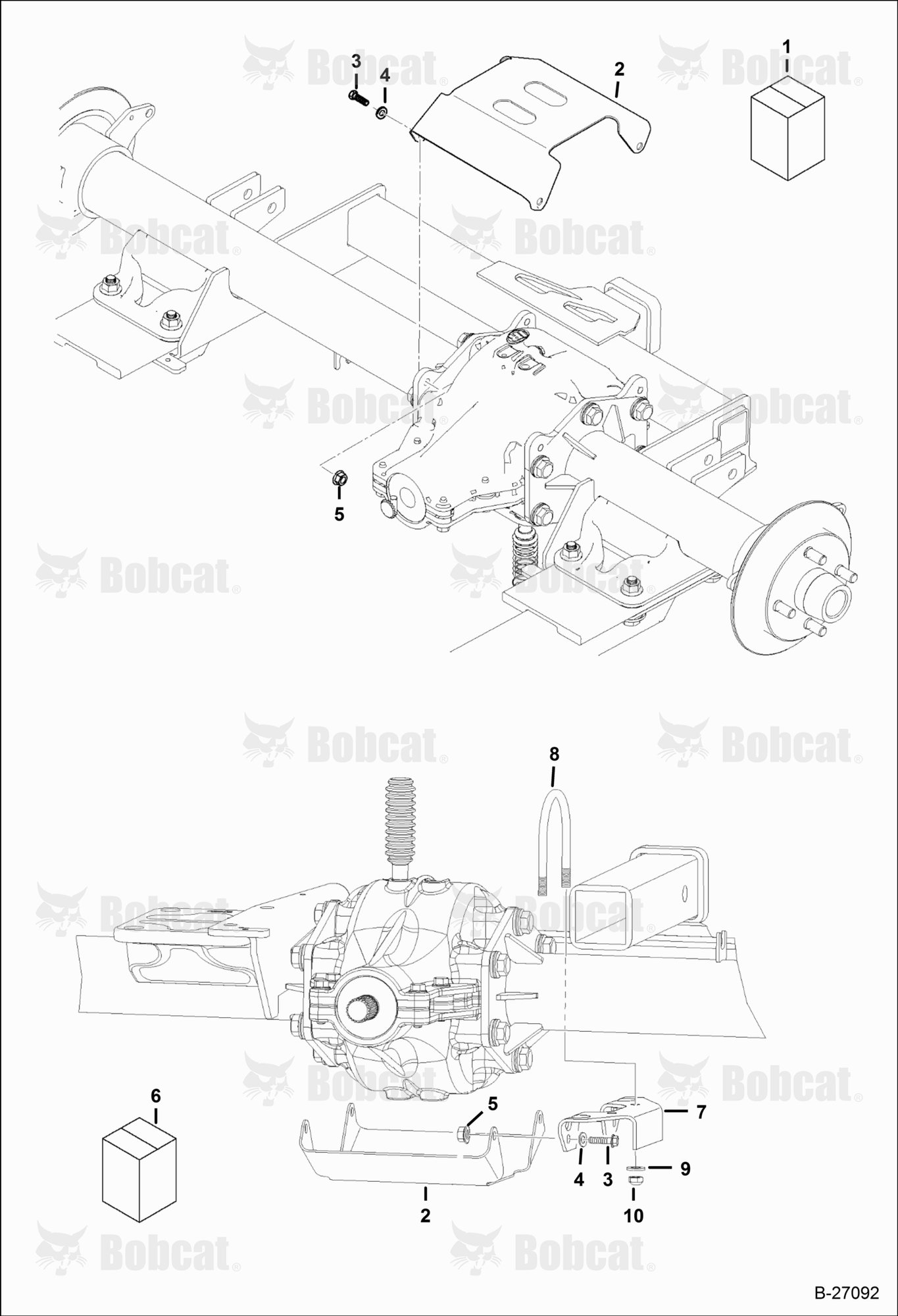Rear DIFF Rock Guard Kit