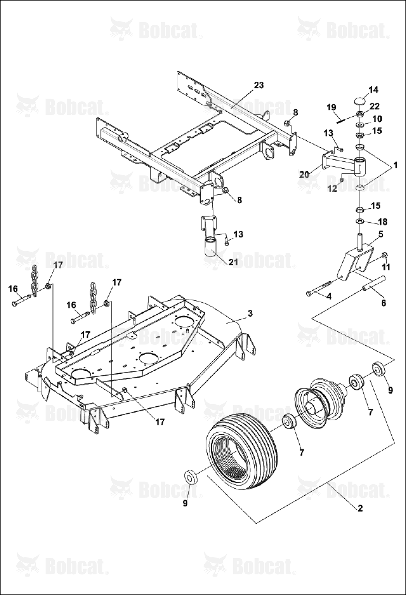 Cradle & Caster Assembly