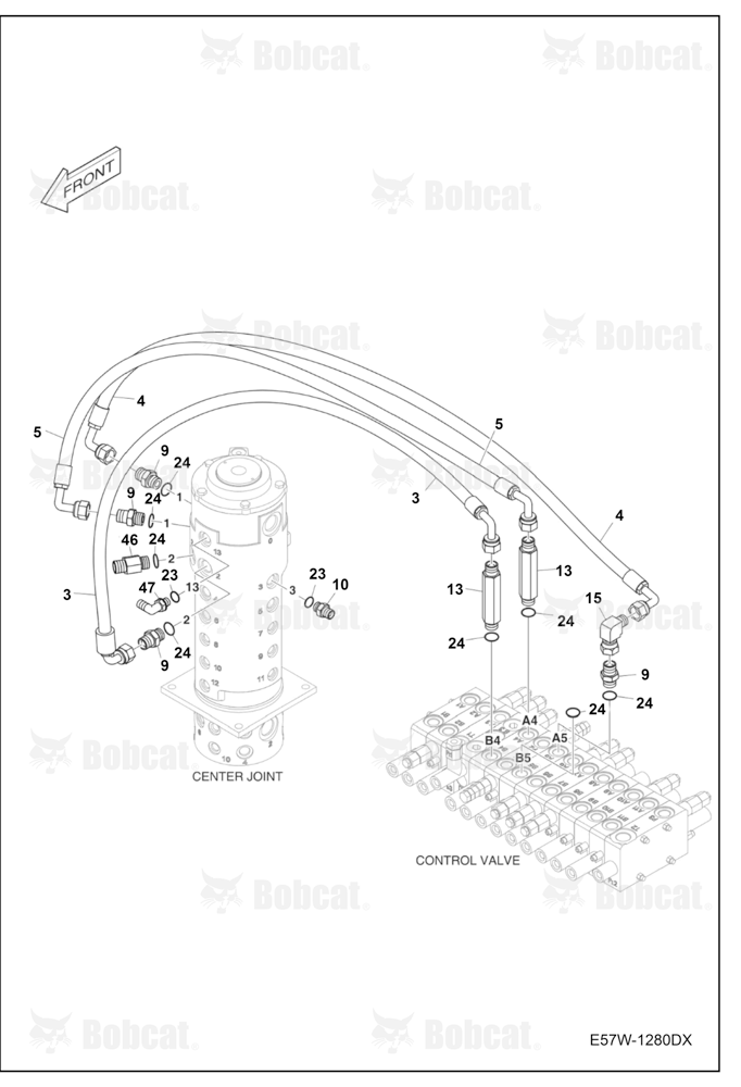 Hydraulic Circuitry (Swivel Joint)