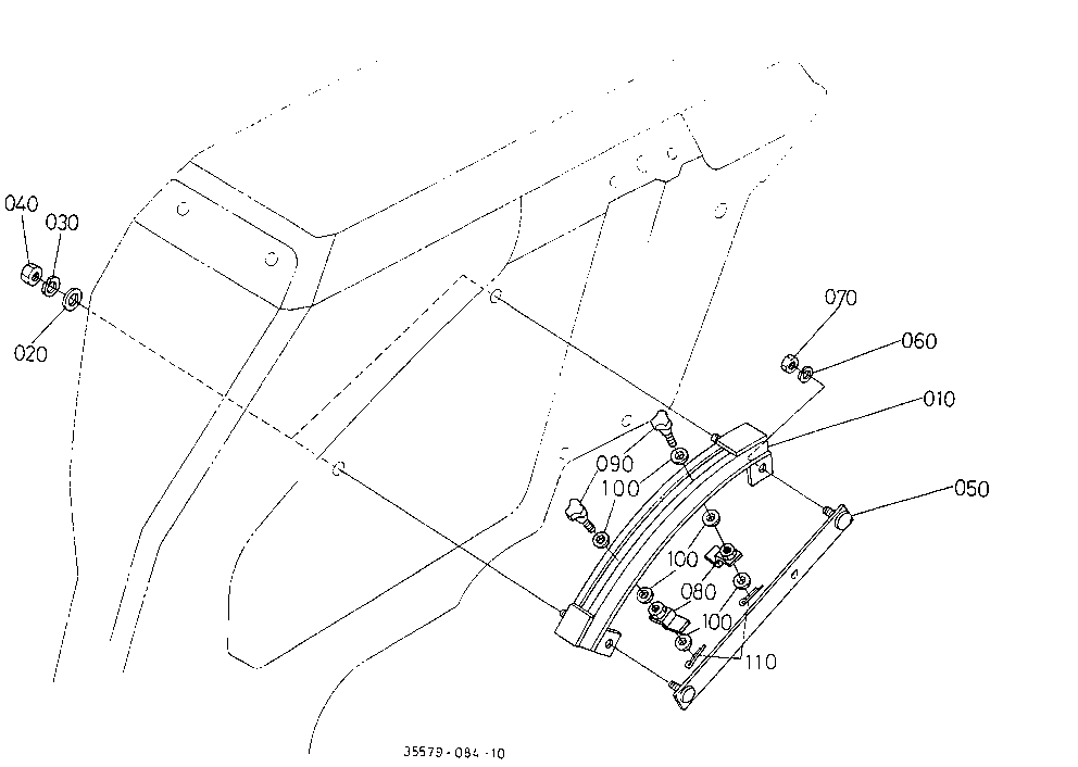 Hyd.Control Lever Guide