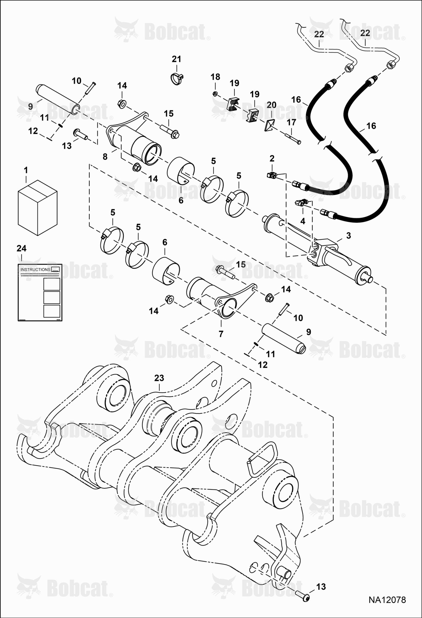 Power Attachment Lock Kit (Mertach)