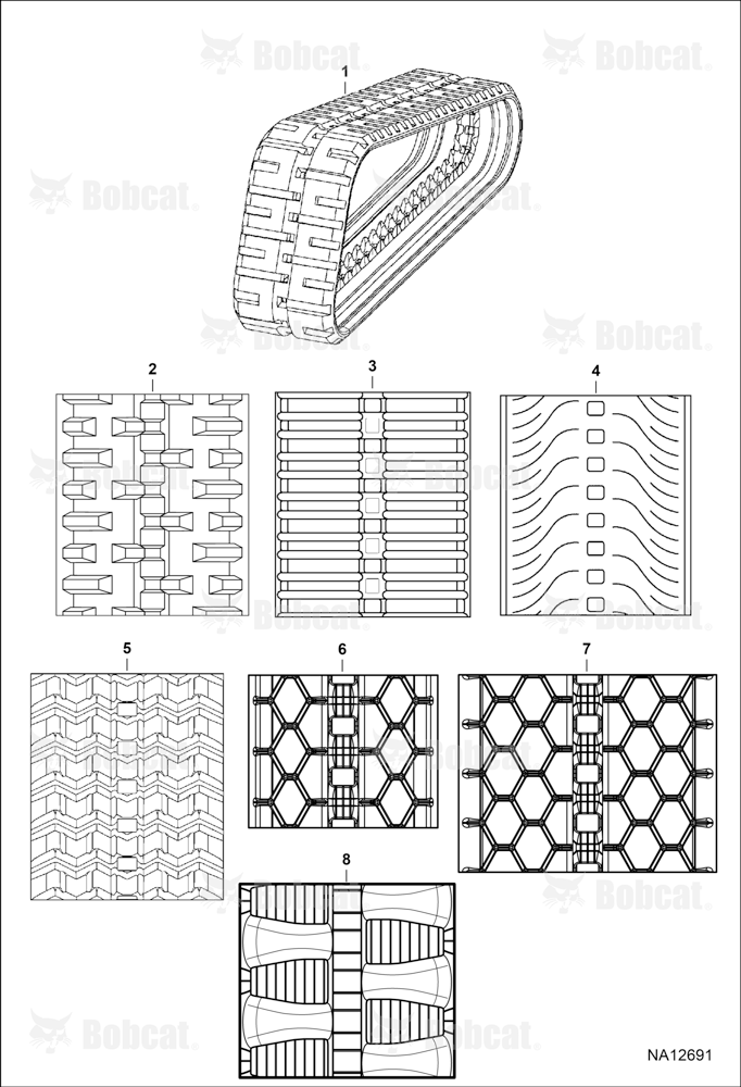 Tracks (Rubber)