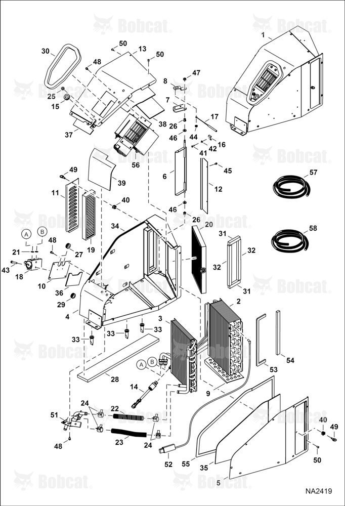 Heater & A/C (HVAC Assembly) A94H11001 - A94H13167, AC2N11001 - AC2N13067