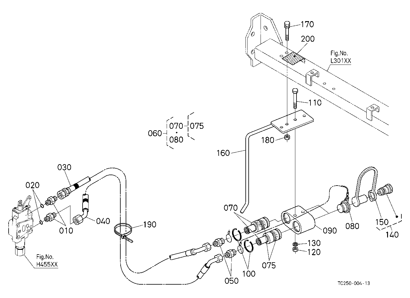 Auxiliary Control Valve Coupler (1St) (W/G No.Mx84