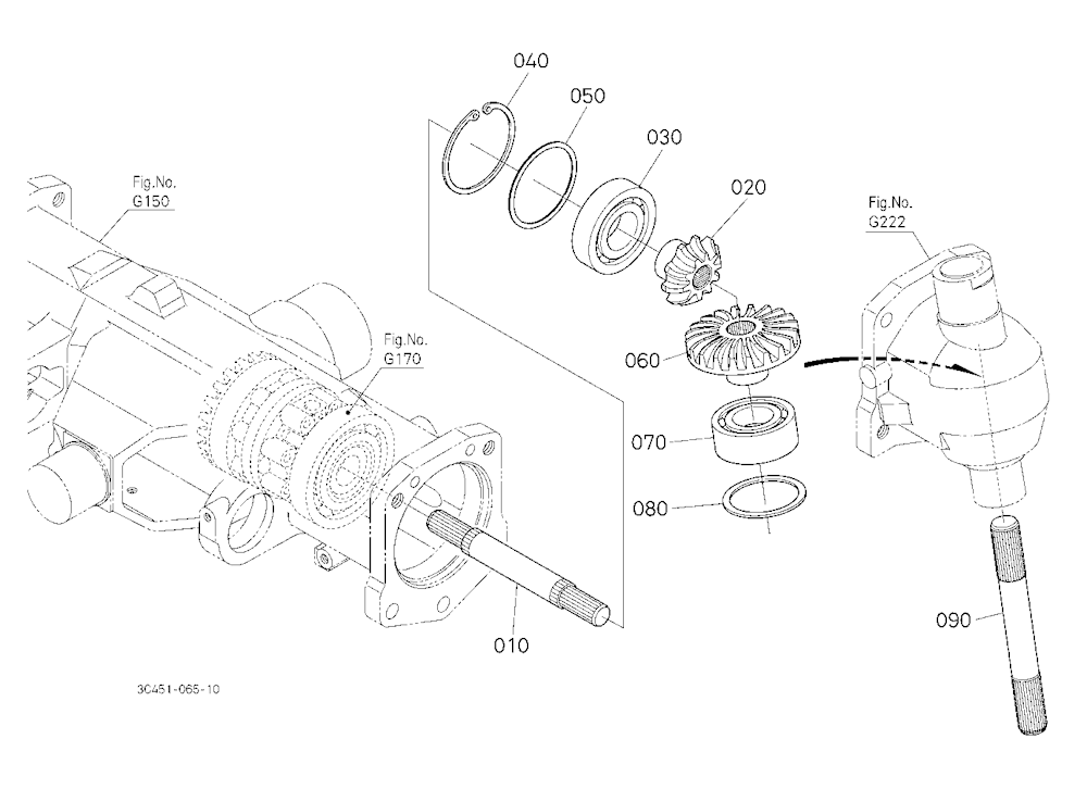 Differential Gear Shaft Lh