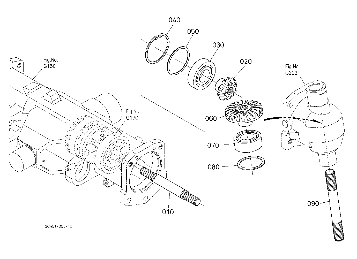 Differential Gear Shaft Lh